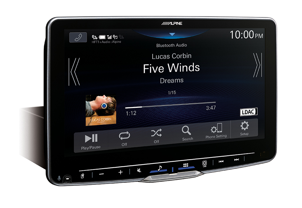 Alpine iLXF509e Android Auto + Wireless CarPlay tablet stereo Alpine Car Audio