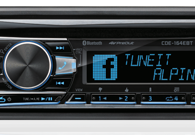 Alpine CDE-164ebt Bluetooth headunit